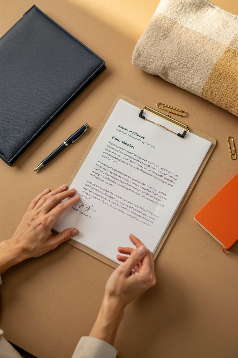 Capitol Mobile Notary helping a Sacramento family with power of attorney and trust notarization at home, with mobile notary services available evenings and weekends